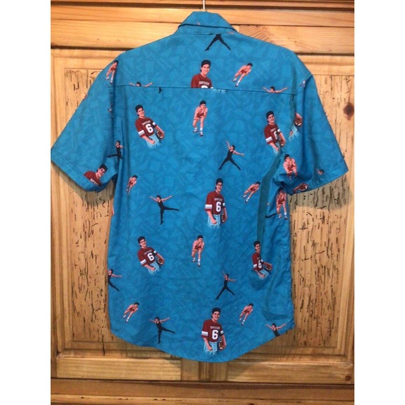 RSVLTS AC Slater Triple Threat Saved by the Bell Button Down Shirt Size Medium - Picture 4 of 8